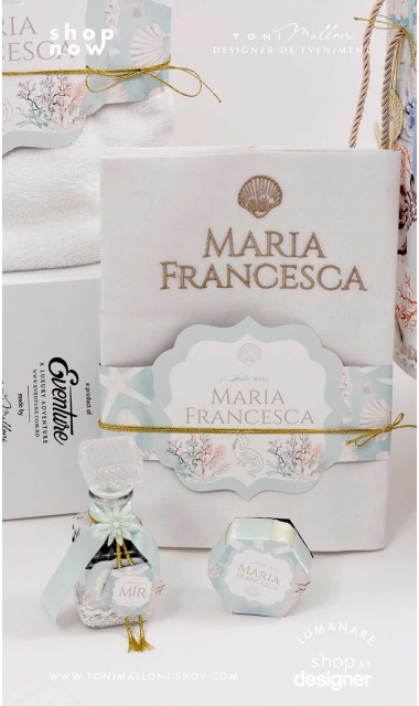 Trusou botez tematica marina fresh de vara Boho Ocean 5